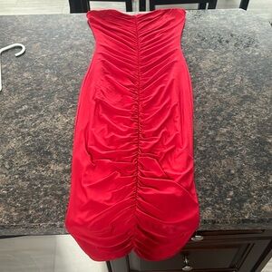 Julianna Ruched Midi Dress